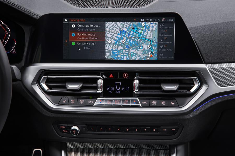 Детали интерьера BMW 320d Sport Line (G20) 2019 года  (WW) (фото 42 из 311)